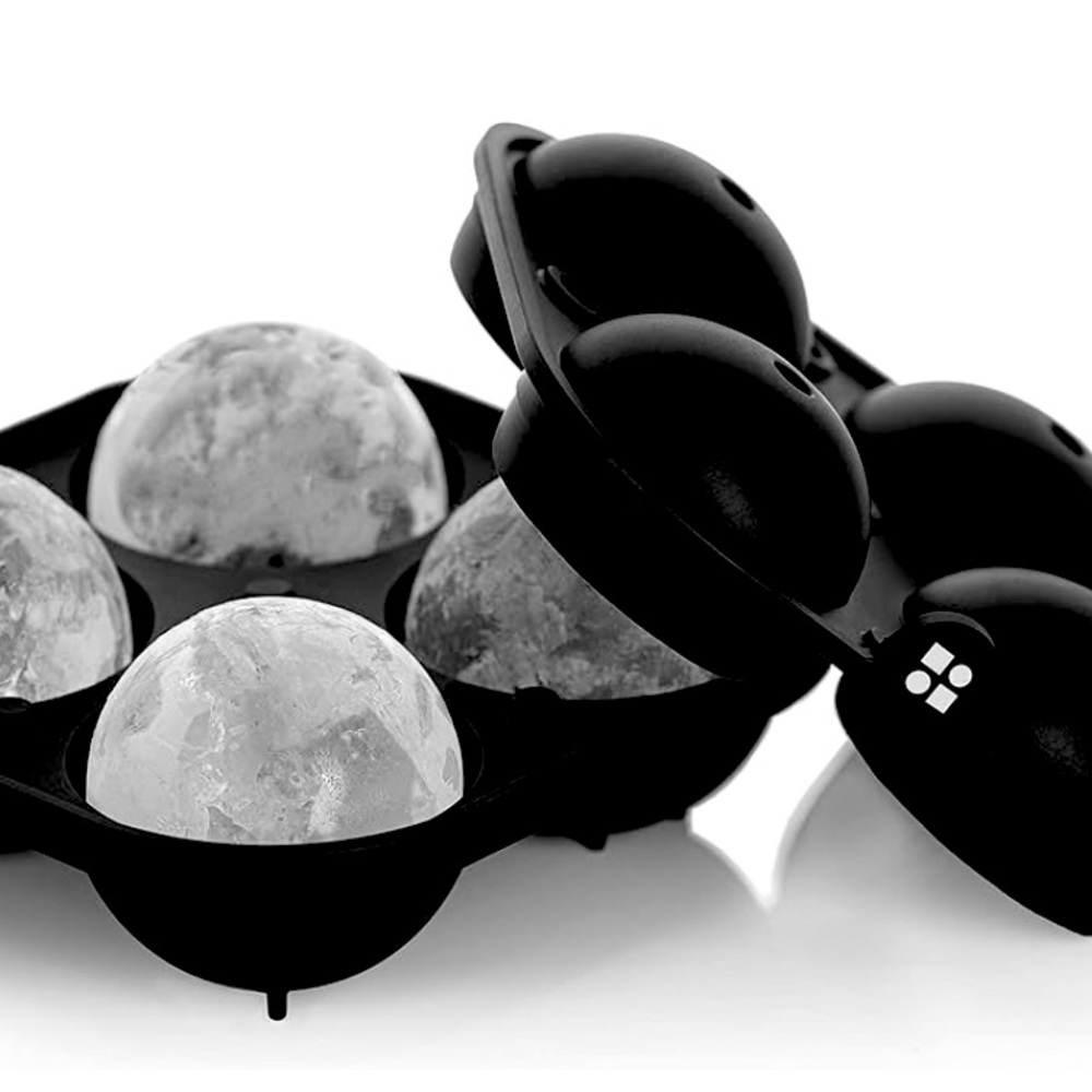 Peak Rubber 4-Mold Round Ice Cube tray New in plastic